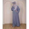 Abaya 3 Pc Set - Grey