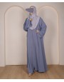 Abaya 3 Pc Set - Grey