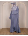 Abaya 3 Pc Set - Grey