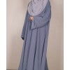 Abaya 3 Pc Set - Grey