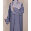 Abaya 3 Pc Set - Grey