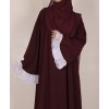 Abaya 3 Pc Set - Maroon