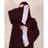 Abaya 3 Pc Set - Maroon
