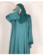 Abaya 3 Pc Set - Teal