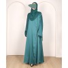 Abaya 3 Pc Set - Teal
