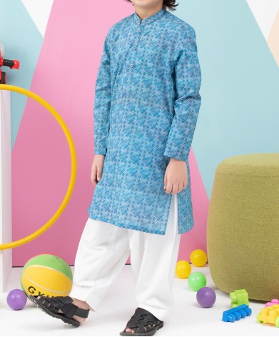 BOYS PRINTED KURTA