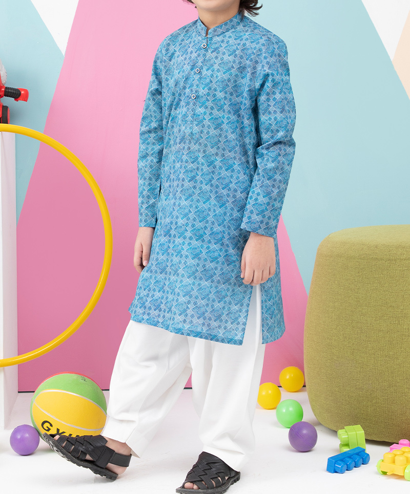 BOYS PRINTED KURTA