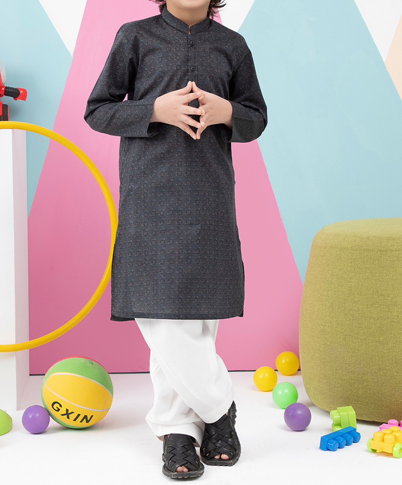 BOYS PRINTED KURTA