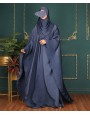 Daliya 4 Pc Set Abaya - Ink Blue