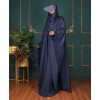 Daliya 4 Pc Set Abaya - Ink Blue