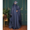 Daliya 4 Pc Set Abaya - Ink Blue