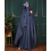 Daliya 4 Pc Set Abaya - Ink Blue