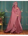Daliya 4 Pc Set Abaya - Mauve Pink