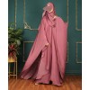 Daliya 4 Pc Set Abaya - Mauve Pink