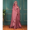 Daliya 4 Pc Set Abaya - Mauve Pink
