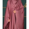 Daliya 4 Pc Set Abaya - Mauve Pink