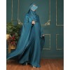 Daliya 4 Pc Set Abaya - Teal