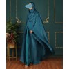 Daliya 4 Pc Set Abaya - Teal