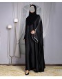Abaya 3 Pc Set - Black