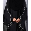 Abaya 3 Pc Set - Black