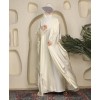 Lemon Yellow 4 Pc Set Abaya