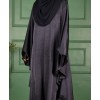 Abaya 3 Pc Set - Deep Navy Blue
