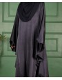 Abaya 3 Pc Set - Deep Navy Blue