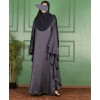 Abaya 3 Pc Set - Deep Navy Blue