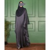 Abaya 3 Pc Set - Deep Navy Blue