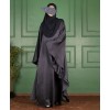 Abaya 3 Pc Set - Deep Navy Blue