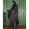 Abaya 3 Pc Set - Deep Navy Blue