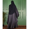 Abaya 3 Pc Set - Deep Navy Blue