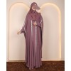 Lilac Diamond 4 Pc Set Abaya