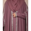 Lilac Diamond 4 Pc Set Abaya