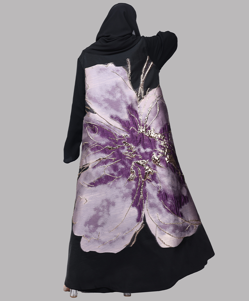 Zahra Rose Abaya - Orchid