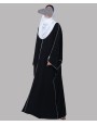 Mono-2 Abaya - Black