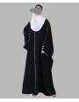 Mono-2 Abaya - Black