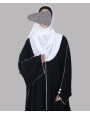 Mono-2 Abaya - Black