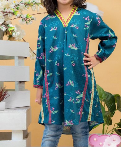 BLUE NIGHT STITCHED 1PC STITCH KURTI