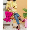 YELLOW STITCHED 1PC STITCH KURTI