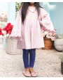 SOFT PEACH  1PC STITCH KURTI