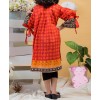 PEACH ROSE STITCHED 1PC KURTI