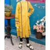 DIAMOND YELLOW 1PC GIRLS TEEN STITCH KURTI