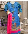 DUSKY FLORAL TEEN GIRLS 2PC STITCHED SUIT