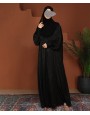 Anaaqa 3Pc Set Abaya - Black