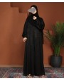 Anaaqa 3Pc Set Abaya - Black
