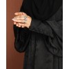 Anaaqa 3Pc Set Abaya - Black