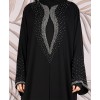Black Glow 3 Pc Set Abaya