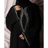 Black Glow 3 Pc Set Abaya