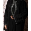 Black Glow 3 Pc Set Abaya